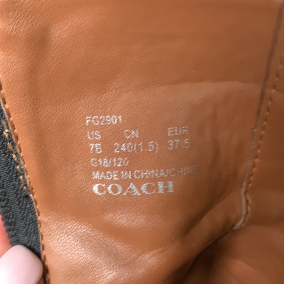 COACH BOOTS EXCELLENT CONDITION - Picture 6 of 6